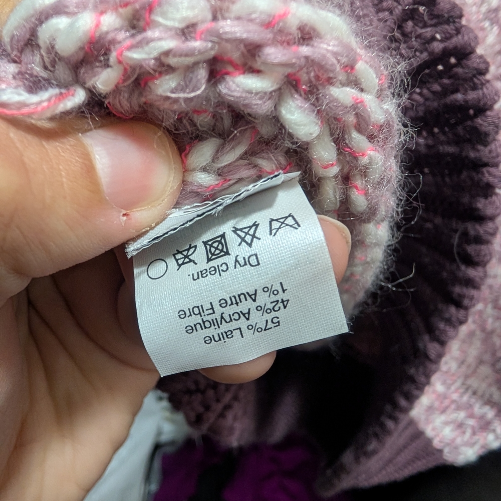 J. Crew Pink and Cream Knit Sweater - Picture 6 of 6